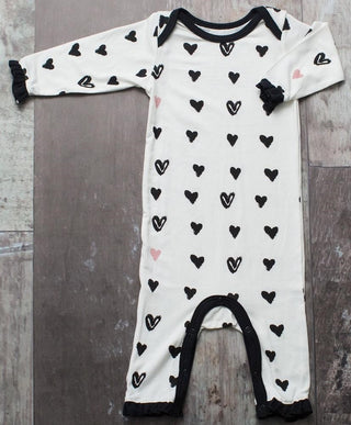 Bestaroo Hearts Coverall, Bestaroo, Best a roo, Besta  roo, Bestaroo, Bestaroo Coverall, Black & White, Black and White, CM22, Coverall, Coveralls, Heart Coverall, Hearts, Hearts Coverall, Co