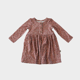 Babysprouts L/S Henley Dress in Cheetah Rosewood, Babysprouts, Baby Sprouts, Babysprouts, Babysprouts Dress, Babysprouts Henley Dress, Babysprouts L/S Henley Dress, cf-size-12-18-months, cf-s