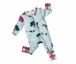 Two Peas Clothing Co E-I-E-I-O Convertible Romper, Two Peas Clothing Co, cf-size-12-18-months, cf-size-18-24-months, cf-size-3-6-months, cf-size-9-12-months, cf-type-romper, cf-vendor-two-pea