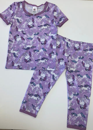 Esme Lavender Unicorn S/S Top & Cropped Legging Set, Esme, Camisole, Cyber Monday, Els PW 8258, End of Year, End of Year Sale, Esme, Esme Lavender Unicorn S/S Top & Cropped Legging Set, esme 