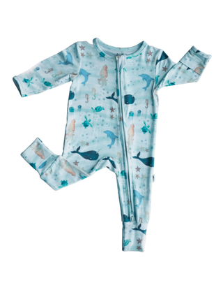 Two Peas Clothing Co Under the Sea Convertible Romper, Two Peas Clothing Co, cf-size-18-24-months, cf-size-6-9-months, cf-type-romper, cf-vendor-two-peas-clothing-co, CM22, Convertible Romper