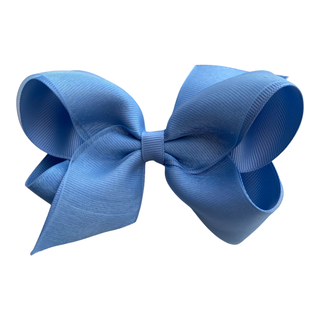 Medium Overlay Grosgrain Bow on Clippie (55+ Colors), Wee Ones, cf-size-antique-white, cf-size-aqua, cf-size-black, cf-size-blue-vapor, cf-size-charcoal, cf-size-coffee, cf-size-colonial-rose