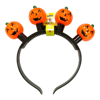 Halloween Jumbo Light Up Pumpkin Headband, Lotsa Lites!, Boo Basket, Halloween, Halloween Headband, Halloween Jumbo Light Up Pumpkin Headband, Halloween Spooky Sale, Headband, Lotsa LITES!, L