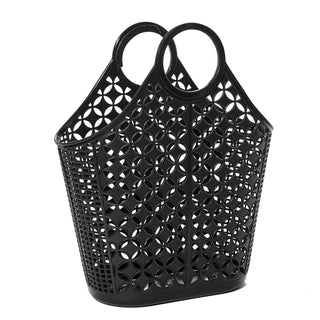 Sun Jellies Atomic Tote - Black, Sun Jellies, Boo Basket, cf-type-bag, cf-vendor-sun-jellies, Jelly Bag, Sun Jellies, Sun Jellies Atomic Tote, Sun Jellies Atomic Tote - Black, Sun Jellies Bag