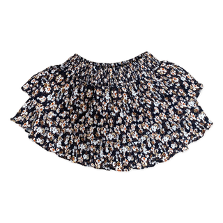 Central Park West Eve Floral Plisse Skirt - Black, Central Park West Kids, Central Park West Kids, Central Parke West, cf-size-large-12, cf-type-skirts, cf-vendor-central-park-west-kids, CM22