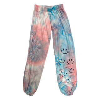 Tweenstyle by Stoopher Smiley Face Tie Dye Joggers, Tweenstyle, cf-size-12, cf-type-joggers, cf-vendor-tweenstyle, CM22, Sparkle by Stoopher, Sparkle by Stoopher Tie Dye, Tie Dye, Tie Dye Jog