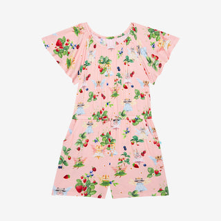 Posh Peanut Annabelle Flutter Sleeve Romper, Posh Peanut, Annabelle, cf-size-3t-4t, cf-size-7y-8y, cf-type-romper, cf-vendor-posh-peanut, Flutter Sleeve Romper, Jumpsuit, Posh Peanut, Posh Pe