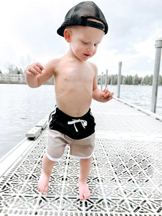 Little Bipsy Hybrid Play + Swim Shorts - Sand, Little Bipsy Collection, Gender Neutral, JAN23, LBSS22, Little Bipsy, Little Bipsy Collection, Little Bipsy Hybrid Play + Swim Shorts - Sand, Li