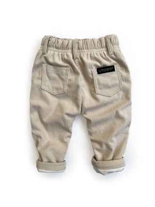 Little Bipsy Corduroy Pants - Oat, Little Bipsy Collection, cf-size-3-6-months, cf-size-3t-4t, cf-size-4t-5t, cf-size-5t-6t, cf-type-pants, cf-vendor-little-bipsy-collection, Corduroy Pants, 