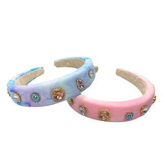 Bari Lynn Tie Dye Headband with Jewels, Bari Lynn, Bari Lynn, Bari Lynn Headband, Bari Lynn Headbands, Bari Lynn Tie Dye Headband, Bari Lynn Tie Dye Headband with Jewels, Headband with Jewels