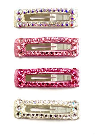 Bari Lynn Swarovski Crystal Snap Clip, Bari Lynn, Bari Lynn, Bari Lynn Aurora Borealis Swarovski Crystal Snap Clip, Bari Lynn Barrette, Bari Lynn Barrettes, Bari Lynn Clear Swarovski Crystal 