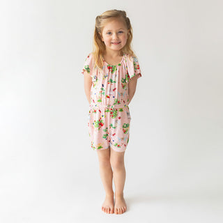 Posh Peanut Annabelle Flutter Sleeve Romper, Posh Peanut, Annabelle, cf-size-3t-4t, cf-size-7y-8y, cf-type-romper, cf-vendor-posh-peanut, Flutter Sleeve Romper, Jumpsuit, Posh Peanut, Posh Pe