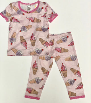 Esme Shimmer Ice Cream S/S Top & Cropped Legging Set, Esme, Cyber Monday, Esme, Esme Ice Cream, esme pajama set, Esme Pajamas, Esme Panties, Esme Shimmer, Esme Shimmer Ice Cream, Esme Shimmer