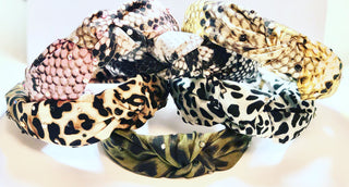 Bari Lynn Animal Print Twist Knot Headband with Crystals, Bari Lynn, Animal Print Headband, Bari Lynn, Bari Lynn Animal Print, Bari Lynn Animal Print Headbands with Crystals, Bari Lynn Animal