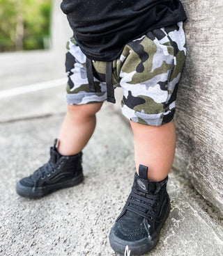 Little Bipsy Harem Shorts - Camo, Little Bipsy Collection, Gender Neutral, JAN23, Little Bipsy, Little Bipsy Camo, Little Bipsy Collection, Little Bipsy Harem Shorts, Little Bipsy Harem Short