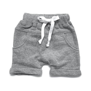 Little Bipsy Washed Harem Shorts - Grey, Little Bipsy Collection, Gender Neutral, JAN23, Little Bipsy, Little Bipsy Collection, Little Bipsy Grey, Little Bipsy Rolled Harem Shorts, Little Bip