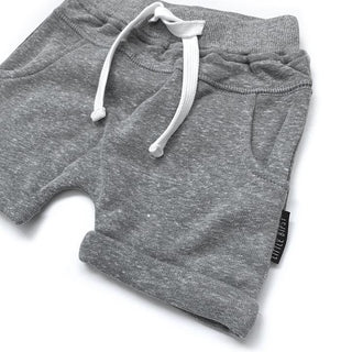 Little Bipsy Washed Harem Shorts - Grey, Little Bipsy Collection, Gender Neutral, JAN23, Little Bipsy, Little Bipsy Collection, Little Bipsy Grey, Little Bipsy Rolled Harem Shorts, Little Bip