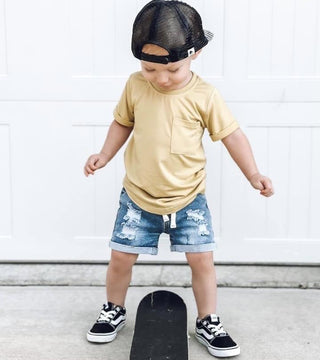 Little Bipsy Distressed Denim Shorts, Little Bipsy Collection, cf-size-12-18-months, cf-size-18-24-months, cf-size-2t-3t, cf-size-4t-5t, cf-size-5t-6t, cf-size-6-12-months, cf-type-shorts, cf