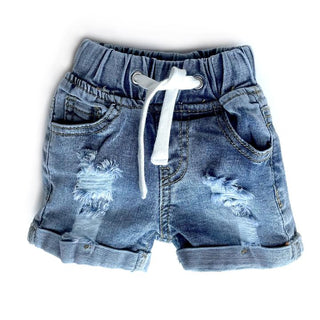 Little Bipsy Distressed Denim Shorts, Little Bipsy Collection, cf-size-12-18-months, cf-size-18-24-months, cf-size-2t-3t, cf-size-4t-5t, cf-size-5t-6t, cf-size-6-12-months, cf-type-shorts, cf