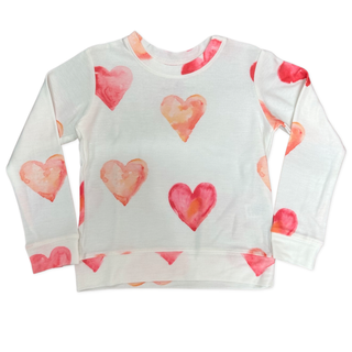 Brokedown Clothing Kid's Watercolor Heart Sweatshirt, Brokedown Clothing, Brokedown Clothing, Brokedown Clothing Heart Sweatshirt, Brokedown Clothing Kids Heart Sweatshirt, Brokedown Clothing