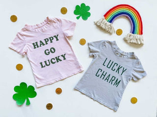 Brokedown Clothing Kid's Happy Go Lucky Pink Tee, Brokedown Clothing, Brokedown Clothing, Brokedown Clothing Happy Go Lucky, Brokedown Clothing Kid's, Brokedown Clothing Kid's Happy Go Luck P