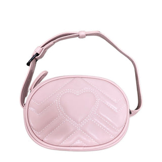 Zomi Gems Quilted Heart Belt Bag - Pink, Zomi Gems, Belt Bag, Handbag, Purse, Tiny Treats, Zomi Gems, Zomi Gems Handbag, Zomi Gems Purse, Zomi Gems Quilted Heart Belt Bag, Handbags - Basicall