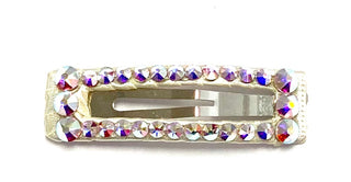 Bari Lynn Swarovski Crystal Snap Clip, Bari Lynn, Bari Lynn, Bari Lynn Aurora Borealis Swarovski Crystal Snap Clip, Bari Lynn Barrette, Bari Lynn Barrettes, Bari Lynn Clear Swarovski Crystal 