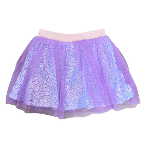 Baby Sara Purple Multi Sequin Skirt w/Mesh Overlay Tutu – Basically ...