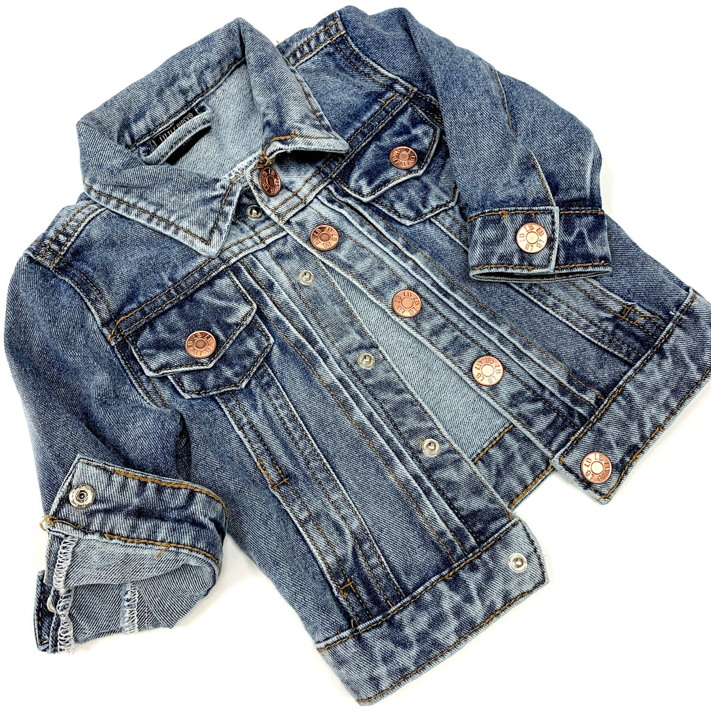 Little Bipsy Denim Jacket – Basically Bows & Bowties