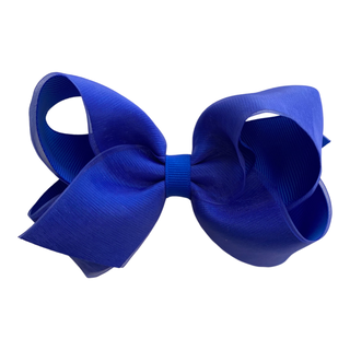 Medium Overlay Grosgrain Bow on Clippie (55+ Colors), Wee Ones, cf-size-antique-white, cf-size-aqua, cf-size-black, cf-size-blue-vapor, cf-size-charcoal, cf-size-coffee, cf-size-colonial-rose