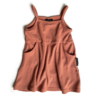 Little Bipsy Ribbed Tank Dress - Burnt Sand, Little Bipsy Collection, CM22, JAN23, LBSS22, Little Bipsy, Little Bipsy Burnt Sand, Little Bipsy Collection, Little Bipsy Ribbed Tank Dress, Litt