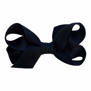 Tiny Overlay Grosgrain Bow on Clippie (30+ Colors), Wee Ones, cf-size-antique-white, cf-size-aqua, cf-size-black, cf-size-blue, cf-size-blue-vapor, cf-size-coral, cf-size-french-blue, cf-size