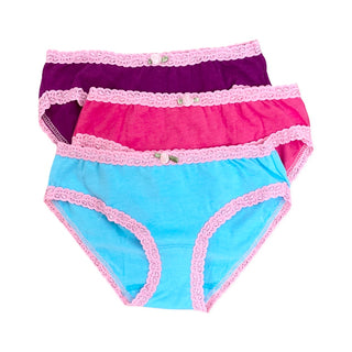 Esme Jewel Solid 3pc Panty Set, Esme, Bright, cf-size-medium-6-6x, cf-size-xlarge-10-12-years, cf-type-girls-underwear, cf-vendor-esme, Els PW 8598, esme, Esme Panty Pack, esme Panty Set, gir