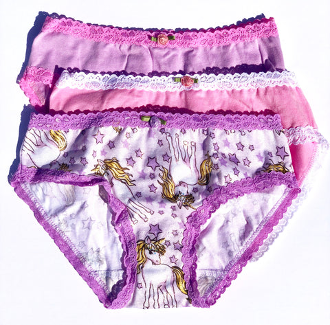 Esme - Unicorns 3 Pack Panties