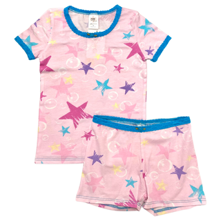 Esme Stars & Bubbles S/S Top & Boxer Set, Esme, Esme, Esme Girls Pajamas, esme pajama set, Esme Pajamas, Esme S/S Top & Boxer Set, Esme Stars & Bubbles, Esme Stars & Bubbles S/S Top & Boxer S