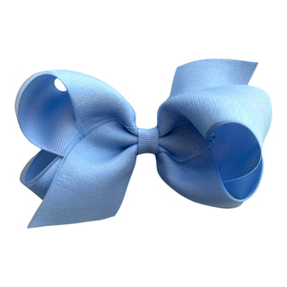 Medium Overlay Grosgrain Bow on Clippie (55+ Colors), Wee Ones, cf-size-antique-white, cf-size-aqua, cf-size-black, cf-size-blue-vapor, cf-size-charcoal, cf-size-coffee, cf-size-colonial-rose