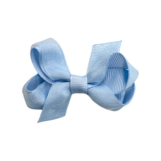 Tiny Overlay Grosgrain Bow on Clippie (30+ Colors), Wee Ones, cf-size-antique-white, cf-size-aqua, cf-size-black, cf-size-blue, cf-size-blue-vapor, cf-size-coral, cf-size-french-blue, cf-size