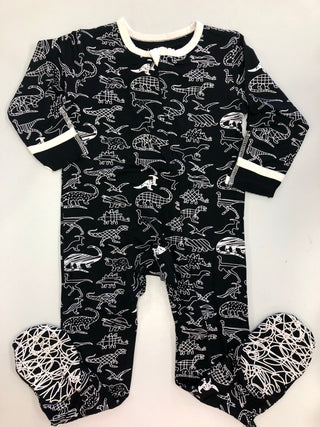 Peregrine Kidswear Dino Footie, Peregrine Kidswear, Black Friday, cf-size-18-24-months, cf-type-footie, cf-vendor-peregrine-kidswear, CM22, Cyber Monday, Dino, Dinosaur, Els PW 5060, Els PW 8