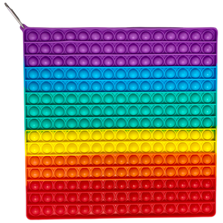 Pop It Huge Rainbow Square Fidget Toy, Bari Lynn, 400 Circle Pop It, Bari Lynn, Bari Lynn In N Out Fidget Toy, Bari Lynn Pop It, EB Boys, EB Girls, Fidget, Fidget toy, Fidgety Toy, Huge Pop I