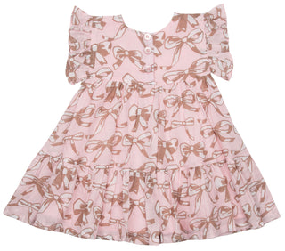 Pink Chicken Strawberry Cream Bows Kit Dress, Pink Chicken, Big Girls Clothing, Dress, Dress for Girls, Dresses for Girls, Els PW 5060, Little Girls Clothing, Little Girls Dress, Little Girls