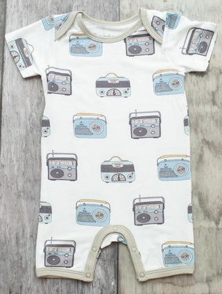 Bestaroo Vintage Radio Short Romper, Bestaroo, Besta  roo, Bestaroo, Bestaroo Short Romper, Bestaroo Vintage Radio, Bestaroo Vintage Radio Short Romper, Boys Romper, CM22, Romper, Short Rompe