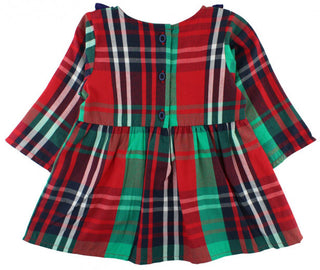 RuffleButts Kennedy Plaid Flutter Tunic, RuffleButts, All Things Holiday, Christmas Clothing, Holiday Clothing, Little Girls Clothing, Plaid, Plaid Tunic, RuffleButts, RuffleButts Tunic, Tuni