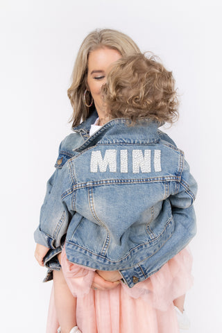 Le La Lo Mini Appliqué Denim Jacket, LE LA LO, cf-size-12-18-months, cf-size-2-3y, cf-size-3-4y, cf-size-5-6y, cf-size-5t, cf-size-6t, cf-type-coats-&-jackets, cf-vendor-le-la-lo, Denim Jack