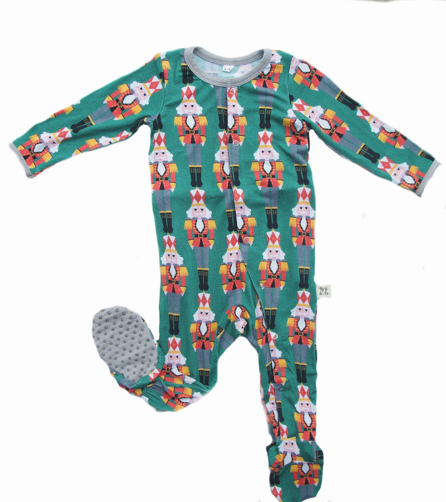 Kozi & Co Nutcracker Footie Basically Bows & Bowties