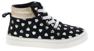 Oomphies Sam Hi Top Sneakers, Oomphies, Black Friday, Cyber Monday, Girls, Girls Shoes, Girls sneakers, Heart Sneakers, Hi Top Sneaker, Hi Top Sneakers, Hi Tops, Oomphies, Oomphies Shoes, Sho