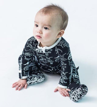 Peregrine Kidswear Dino Footie, Peregrine Kidswear, Black Friday, cf-size-18-24-months, cf-type-footie, cf-vendor-peregrine-kidswear, CM22, Cyber Monday, Dino, Dinosaur, Els PW 5060, Els PW 8