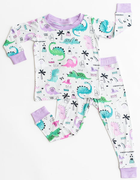 Little sleepies OG purple dinos 18-24 zippie shops NWT