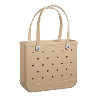 Baby Bogg Bag - LATTE You Lots, Bogg, Baby Bogg, Baby Bogg Bag, Beach Bag, Bogg, Bogg Bag, Bogg Bagg, Bogg Bags, Boggs, Khaki, Latte, Small Bogg, Solid Bogg Bag, Handbags - Basically Bows & B