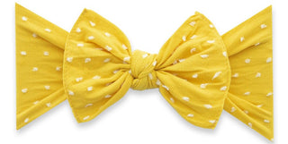 Baby Bling Mustard Shabby Dot Patterned Knot Headband, Baby Bling, Baby Bling, Baby Bling Bows, Baby Bling Headband, Baby Bling Headbands, Baby Bling Knot, Baby Bling Knot Headband, Baby Blin