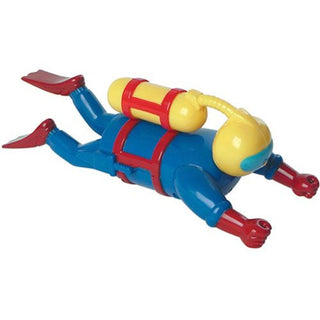 Windup Diver Toy - Bath or Pool, US Toy Company, Bath Toy, Pool Toy, Scuba, Scuba Diver, Wind Up Bath Toy,  - Basically Bows & Bowties